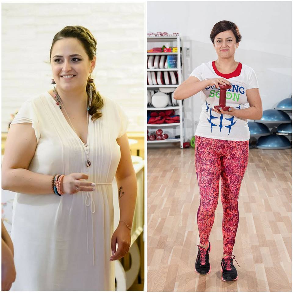 transformarea pierderii în greutate înainte și după